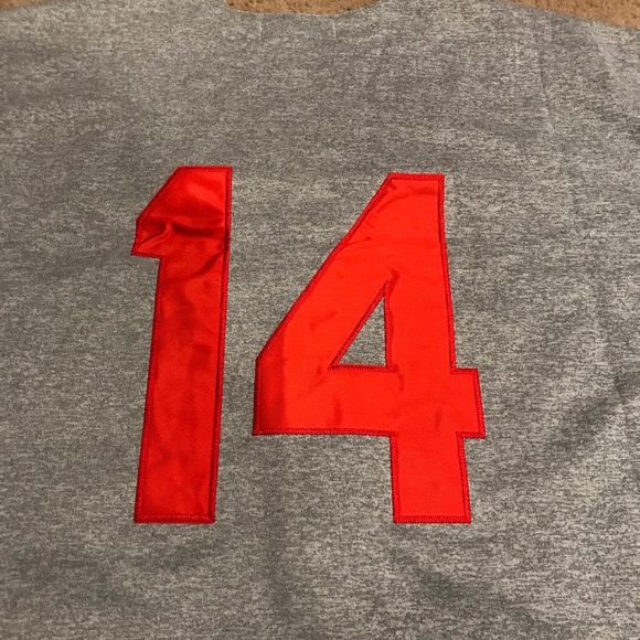 Pete Rose Cincinnati Reds Jersey Mens XL NWT 1969 Road Gray - Picture 11 of 12